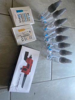 DSPIAE Wash-Free Airbrush Kit with Needles and Bottles