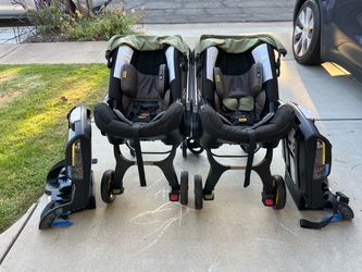 Two Doona Convertible Carseat/Strollers