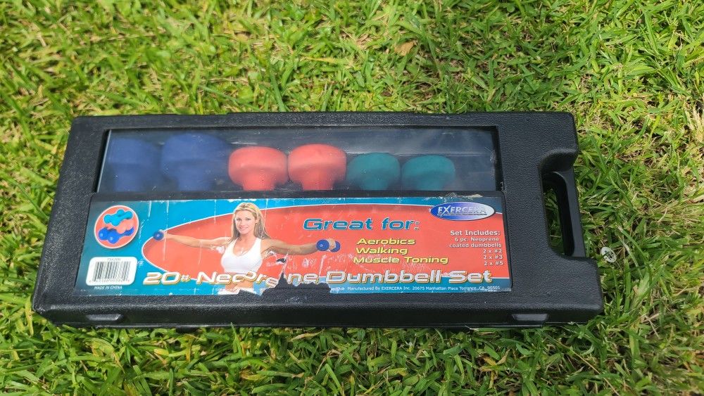 3 Pairs Dumbbells Set , Pair 5lb, Pair 3lb , Pair 2lb