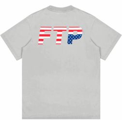 Fuck the Population USA Flag Logo Tee