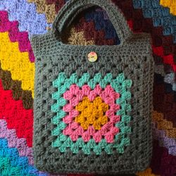 9 X 13" Crochet Bag
