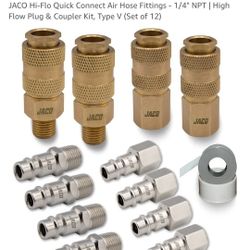 Jaco Hi Flo Quick Coonect Air Hose