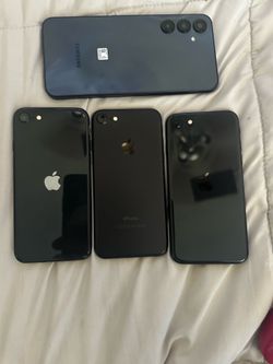 3 iPhones and a Samsung A16 $130