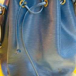 LV Classic  Noe  Leather Bucket Bag
