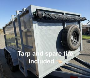 New 8x4x12 Hydraulic Dump Trailer With Accessories Included 🔥