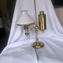 Antique Bass Student Lamp 