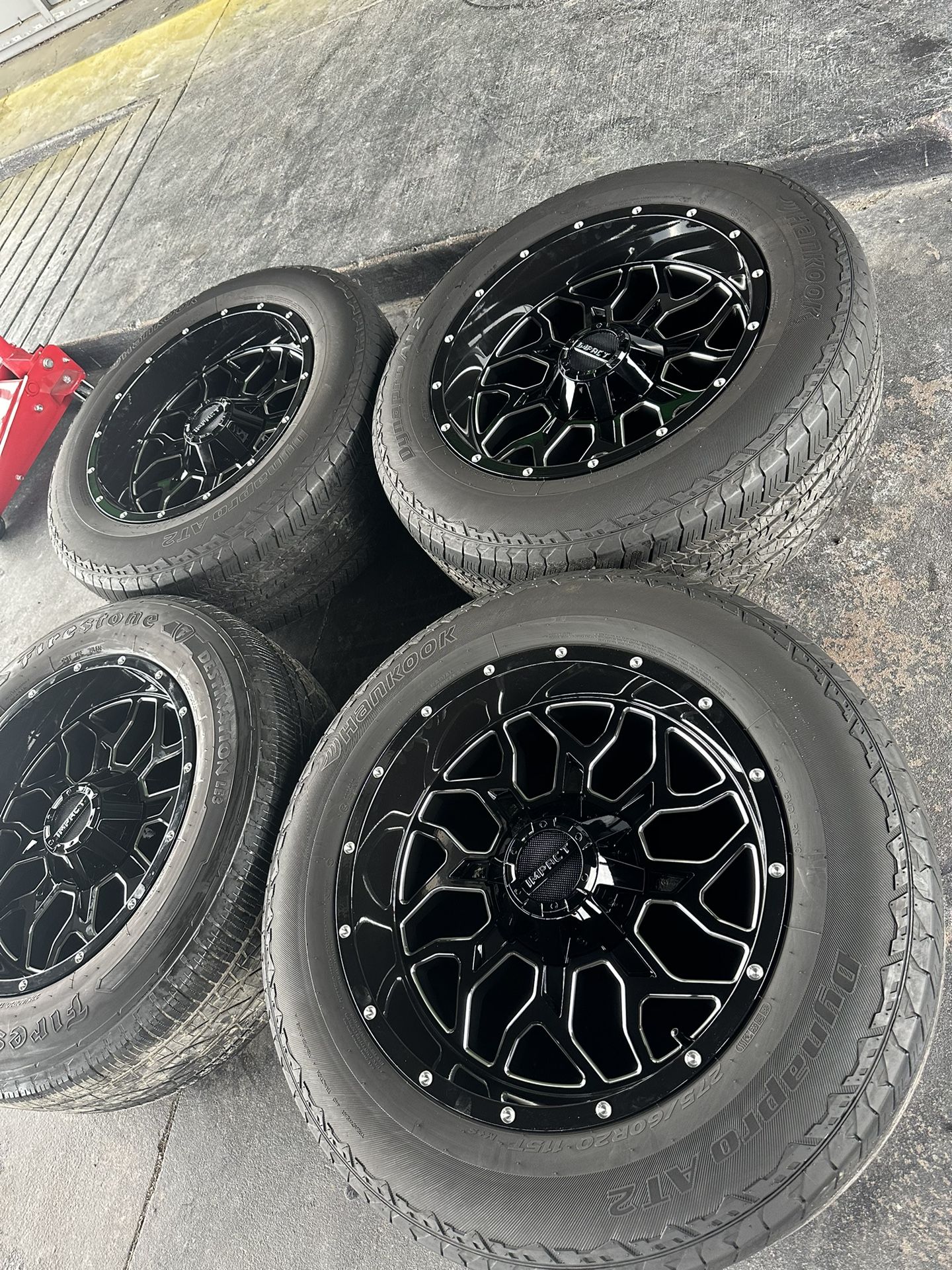 Set Rines 20x10 Chevy Y Ford 6 Virlos