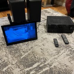 Stereo w/ Monitor, Speakers, Google Chromecast
