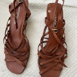 ANN TAYLOR STUDIO womens SANDALS M 7 