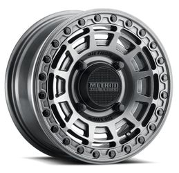 Method Race MR415 UTV Beadlock 15x7 4x156 +38mm Gloss Graphite Ring 4pc Wheel