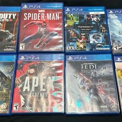 Lot of 8 PS4 Games