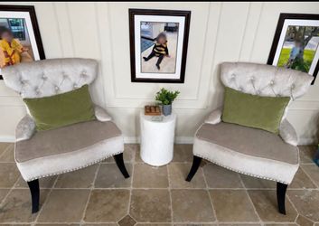 Tufted Accent Chairs - 2