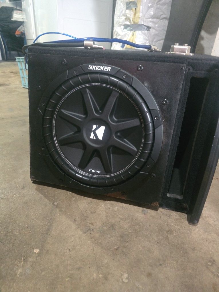 Kicker Comp 12 Brand New In A Resilient Sound Ported Box Tuned At 34hrtz