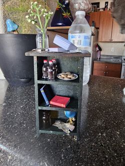 Miniature Handcrafted Travelers Cabinet