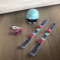 Ski set American girl Doll