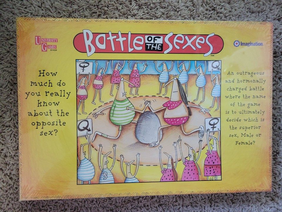 1997 Battle of the Sexes Board Game NEW Factory Sealed