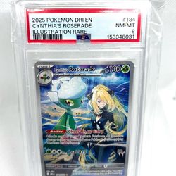 2025 POKEMON DRI EN CYNTHIA'S ROSERADE ILLUSTRATION RARE