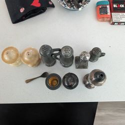 Silver Salt Shakers 