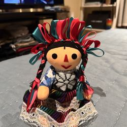 Handmade Mexican Rag Doll Muñeca New