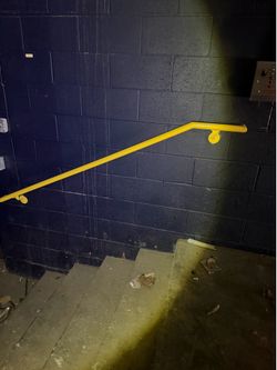 Metal Yellow Railing