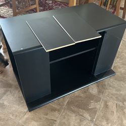 Black Entertainment Stand Tv Stand 