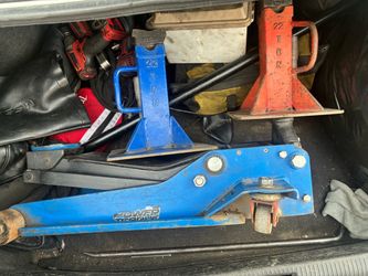 22 Ton Floor Jack and Jack Stands Set