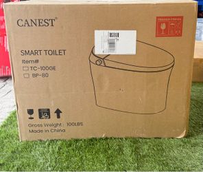 Brand New CANEST Smart Bidet Toilet – Model TC-100GE / BP-80 – In Box