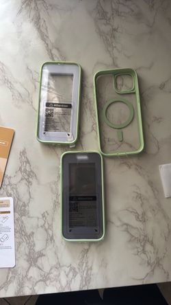 Green MagSafe iPhone Case with Screen Protector