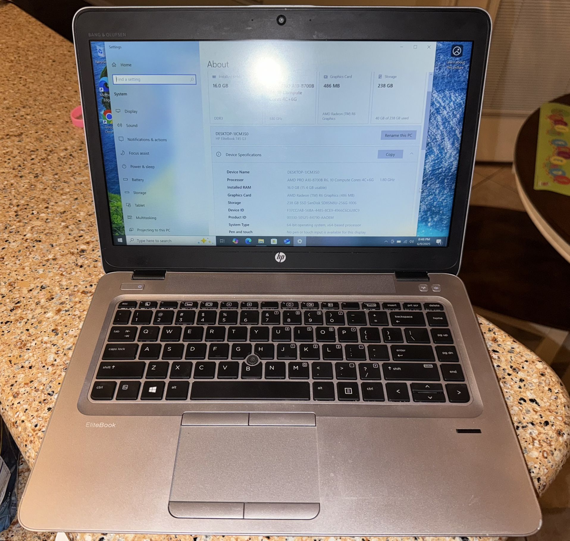 HP Elitebook Laptop