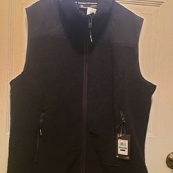 Under Armour Men’s Full Zip Vest Boucle Mission Fleece Tech Loose Fit  Sz L NWT