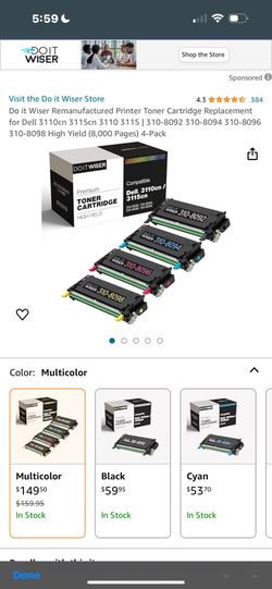 Do it Wiser Remanufactured Printer Toner Cartridge Replacement