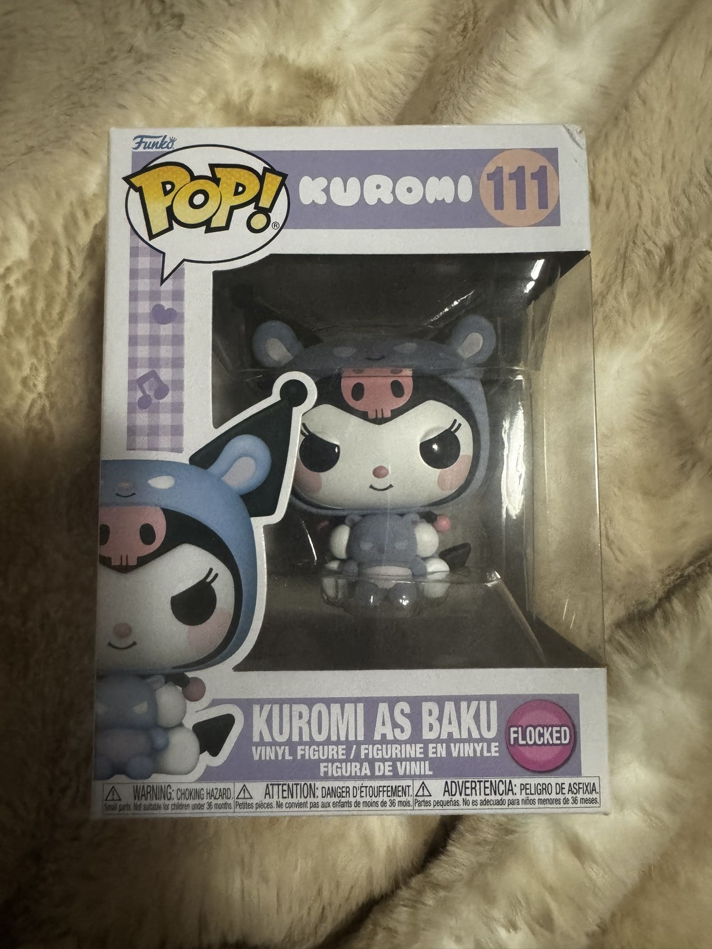 πβ¨ Funko Pop! Kuromi as Baku #111 β Flocked Edition β¨π