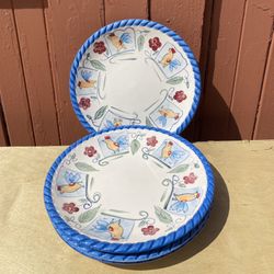 10 3/4 Diameter Food Plates (x4) 