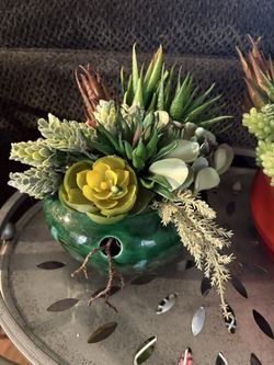 Artificial ceramic plants