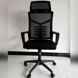 Black High back chair
