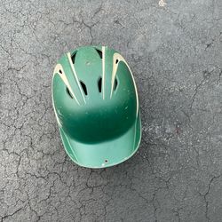 Mizuno baseball helmet. Meets NOCSAE. EVA diamonds. Can add mouth/face guard. Not included. Size Large.