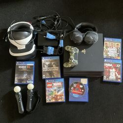 PS4 Pro 1TB    & PS VR 