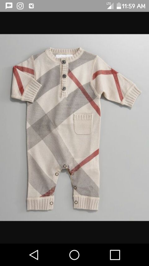 Real Burberry onesie