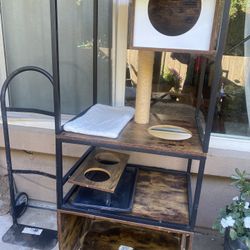 Industrial Style Cat Tree- Outdoor