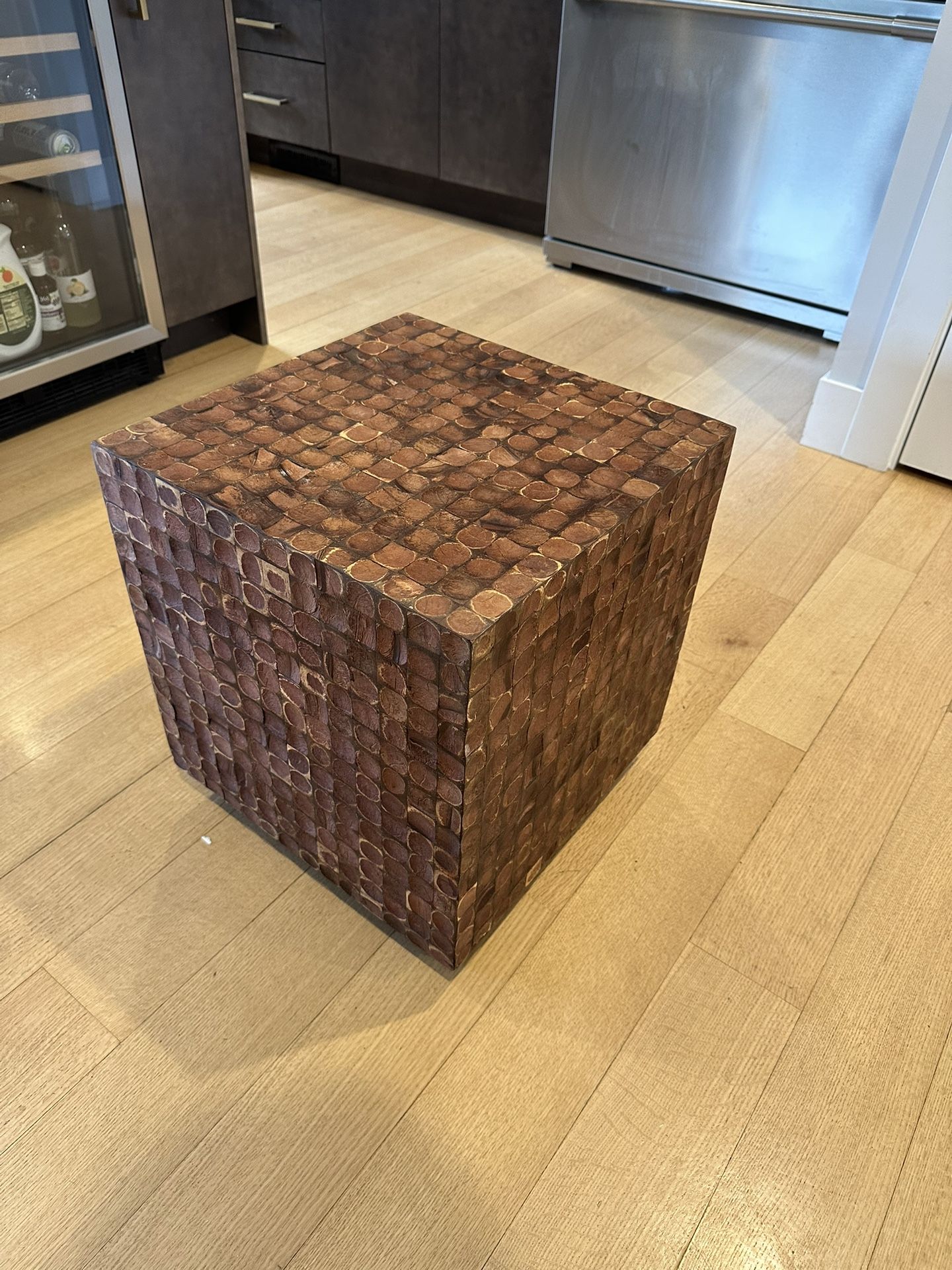 Wooden Cube Table