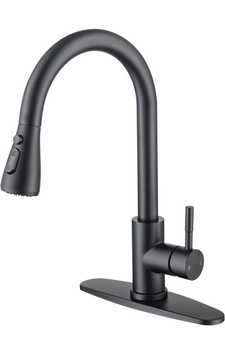 Black Kitchen Sink Faucets