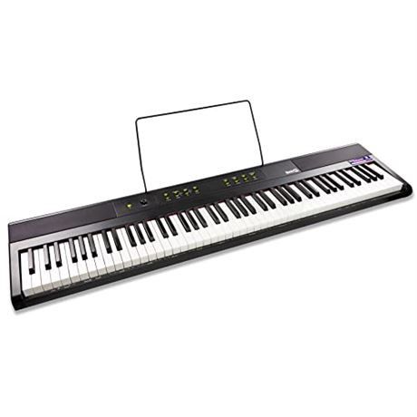 RockJam 88 Key Digital Piano with Full Size Semi-Weighted Keys 
