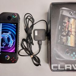 MSI Claw A1M Gaming Computer With HDMI Adapter 