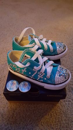 Frozen Theme Converse size 8