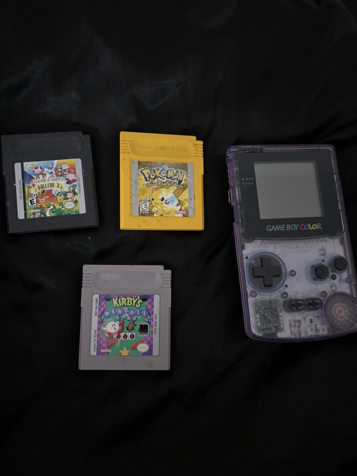Game boy And 3 Games