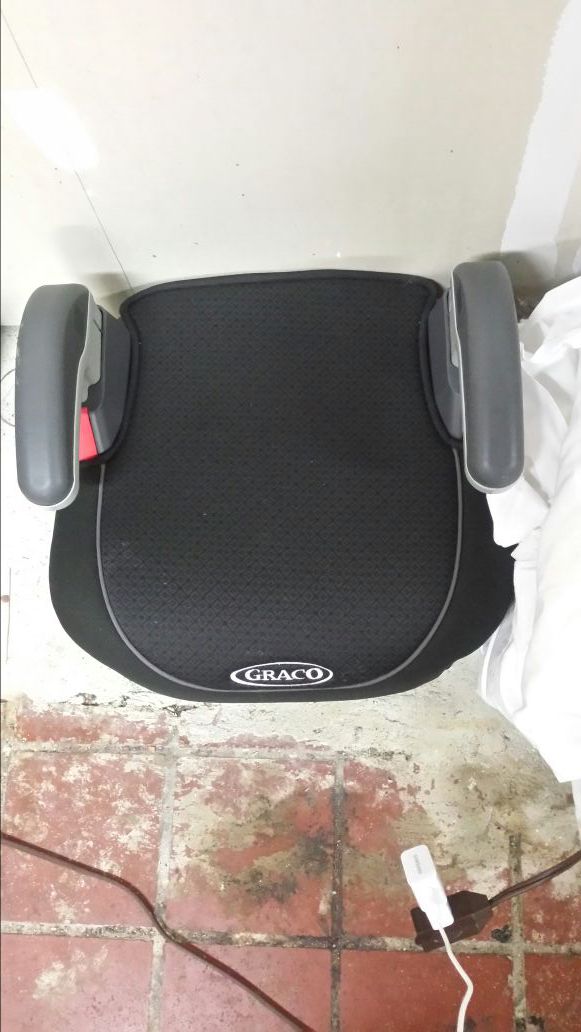 Used baby stroller, booster seat, car seat.