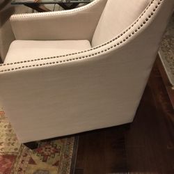 Greige Accent Chair