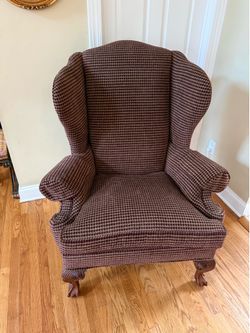 Ethan Allen Traditional Wingback Accent Chair