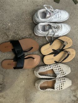 Women’s Shoes Bundle – Reebok, TOMS & Sandals