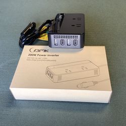 200 Watt 110 Volt Inverter With Usb And Usb C Port